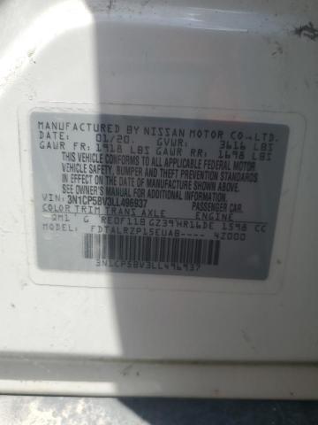 Aukcja sprzedaży 2020 Nissan Kicks S, vin: 3N1CP5BV3LL496937, numer aukcji: 68184335