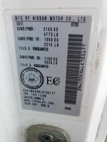 Aukcja sprzedaży 2020 Nissan Nv200 2.5s, vin: 3N6CM0KN6LK705177, numer aukcji: 68927795