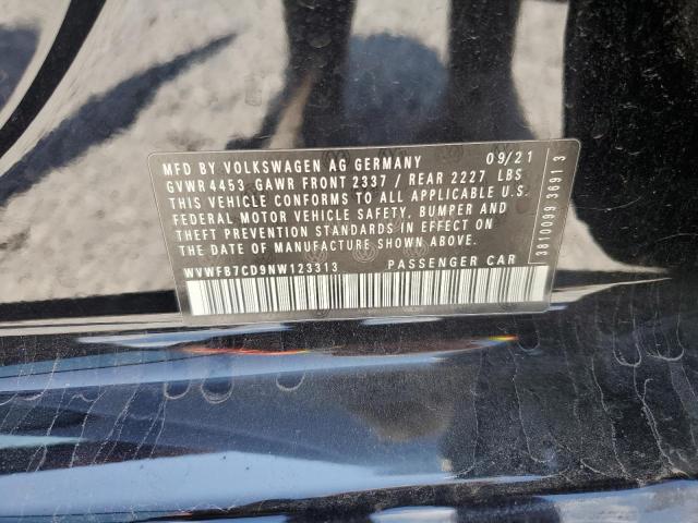 68492875 :رقم المزاد ، WVWFB7CD9NW123313 vin ، 2022 Volkswagen Golf R مزاد بيع