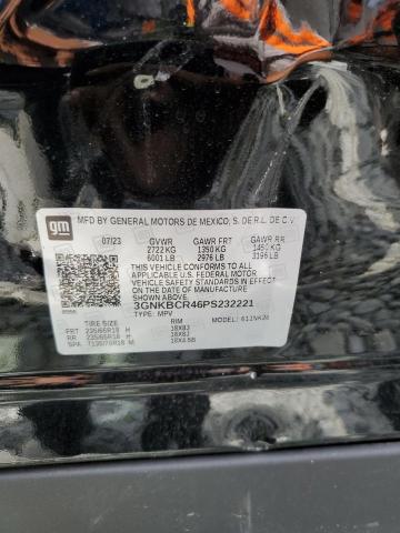 74072545 :رقم المزاد ، 3GNKBCR46PS232221 vin ، 2023 Chevrolet Blazer 2lt مزاد بيع