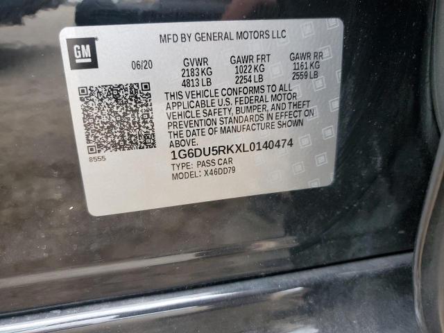 66409935 :رقم المزاد ، 1G6DU5RKXL0140474 vin ، 2020 Cadillac Ct5 مزاد بيع