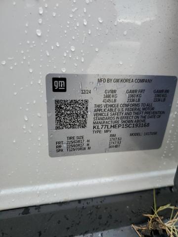 Aukcja sprzedaży 2025 Chevrolet Trax 1lt, vin: KL77LHEP1SC193168, numer aukcji: 82175955