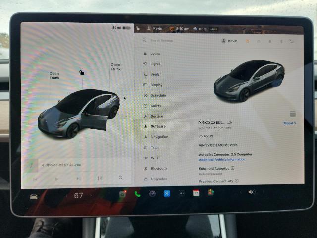 Продаж на аукціоні авто 2018 Tesla Model 3, vin: 5YJ3E1EA0JF057923, номер лоту: 70543775