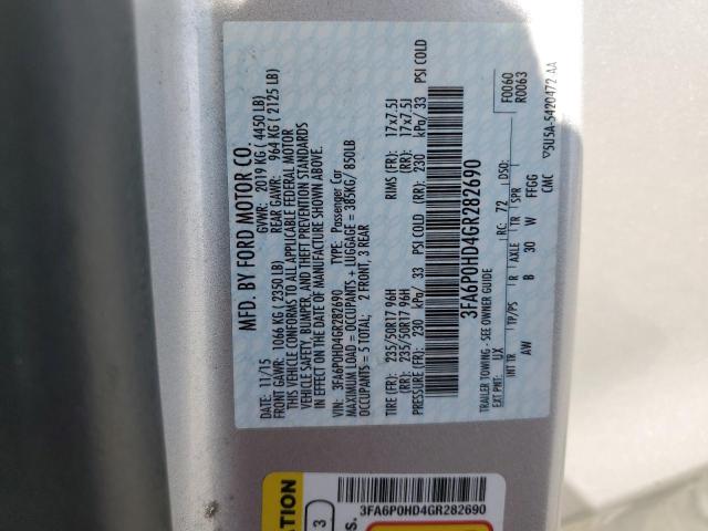Aukcja sprzedaży 2016 Ford Fusion Se, vin: 3FA6P0HD4GR282690, numer aukcji: 69927905