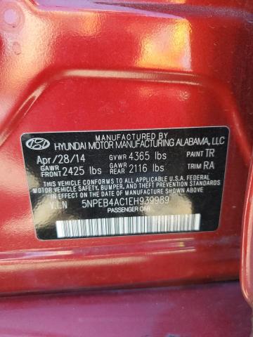 Продаж на аукціоні авто 2014 Hyundai Sonata Gls, vin: 5NPEB4AC1EH939989, номер лоту: 68384615