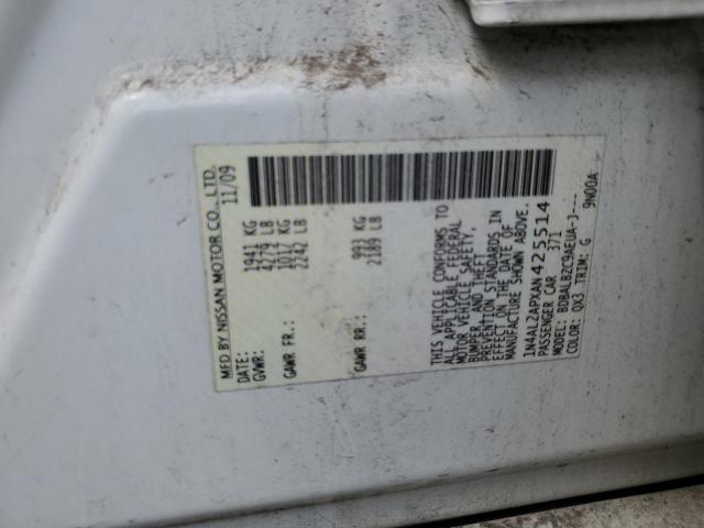 Продажа на аукционе авто 2010 Nissan Altima Bas, vin: 1N4AL2APXAN425514, номер лота: 67088295