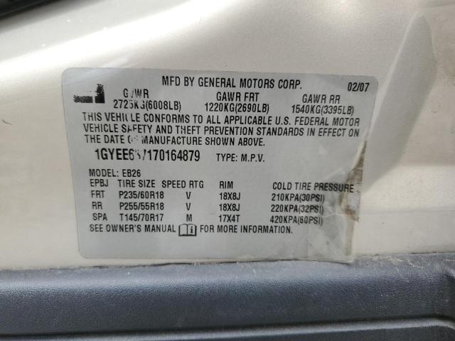 Продажа на аукционе авто 2007 Cadillac Srx, vin: 1GYEE637170164879, номер лота: 67575535