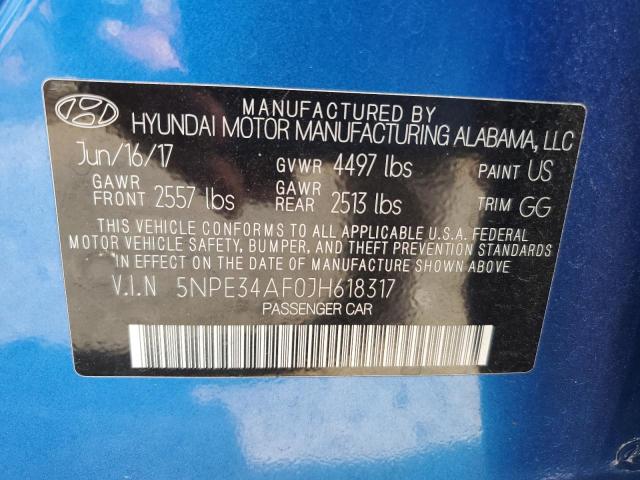 Продажа на аукционе авто 2018 Hyundai Sonata Spo, vin: 5NPE34AF0JH618317, номер лота: 68788645