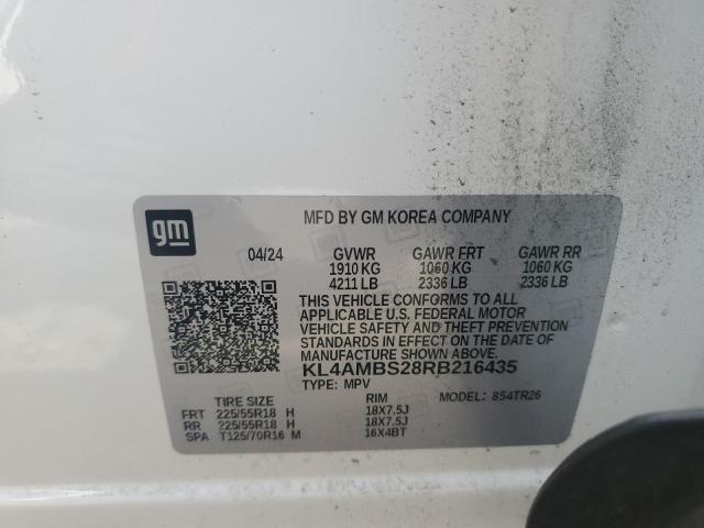 Aukcja sprzedaży 2024 Buick Encore Gx, vin: KL4AMBS28RB216435, numer aukcji: 70190525