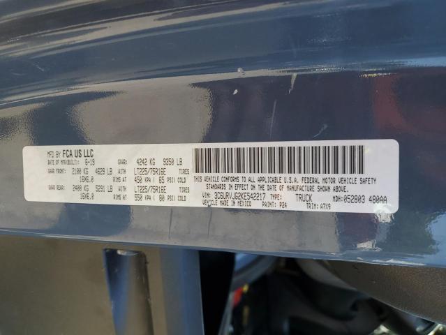 67583755 :رقم المزاد ، 3C6URVJG2KE542217 vin ، 2019 Ram Promaster 3500 3500 High مزاد بيع