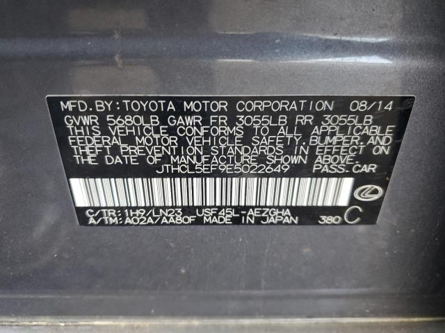 Продажа на аукционе авто 2014 Lexus Ls 460, vin: JTHCL5EF9E5022649, номер лота: 69789275