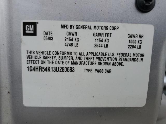 Продаж на аукціоні авто 2003 Buick Lesabre Limited, vin: 1G4HR54K13U280683, номер лоту: 67832695
