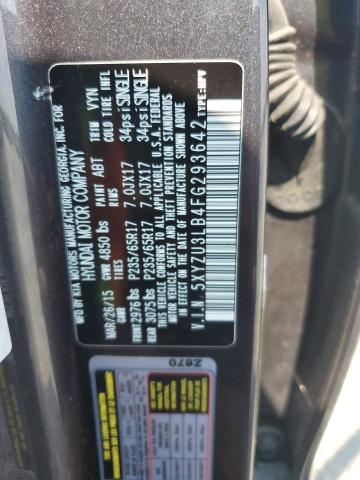 2015 Hyundai Santa Fe მანქანა იყიდება აუქციონზე, vin: 5XYZU3LB4FG293642, აუქციონის ნომერი: 67785255