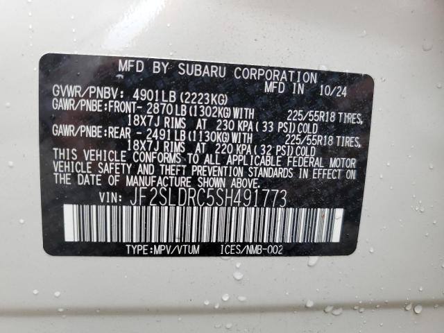 Aukcja sprzedaży 2025 Subaru Forester, vin: JF2SLDRC5SH491773, numer aukcji: 69565125