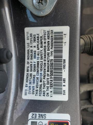 Продаж на аукціоні авто 2011 Honda Civic Lx, vin: 19XFA1F50BE035079, номер лоту: 68104205