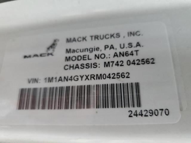 Aukcja sprzedaży 2024 Mack Anthem, vin: 1M1AN4GYXRM042562, numer aukcji: 67506515