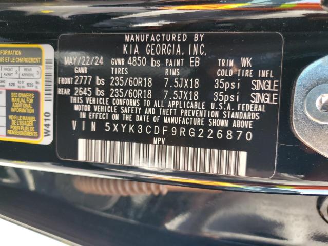 Продажа на аукционе авто 2024 Kia Sportage, vin: 5XYK3CDF9RG226870, номер лота: 68530435