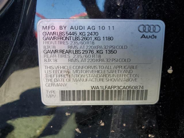 Продаж на аукціоні авто 2012 Audi Q5 Premium Plus, vin: WA1LFAFP3CA050874, номер лоту: 68140735