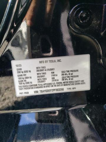 Aukcja sprzedaży 2023 Tesla Model Y, vin: 7SAYGDEF2PF903266, numer aukcji: 67630385