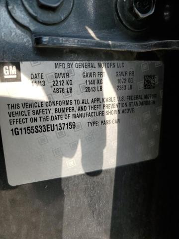 Aukcja sprzedaży 2014 Chevrolet Impala, vin: 1G1155S33EU137159, numer aukcji: 67798615