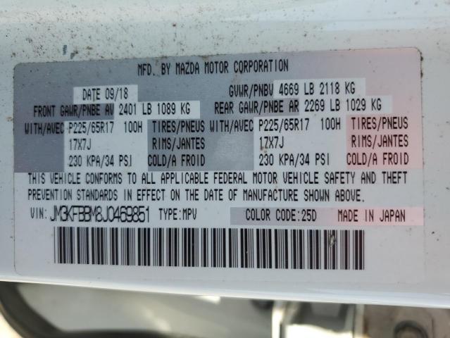 Aukcja sprzedaży 2018 Mazda Cx-5, vin: JM3KFBBM8J0469851, numer aukcji: 70155985