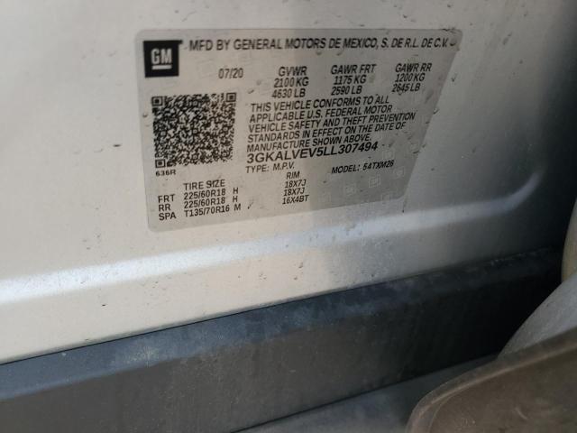 Aukcja sprzedaży 2020 Gmc Terrain Slt, vin: 3GKALVEV5LL307494, numer aukcji: 67589725