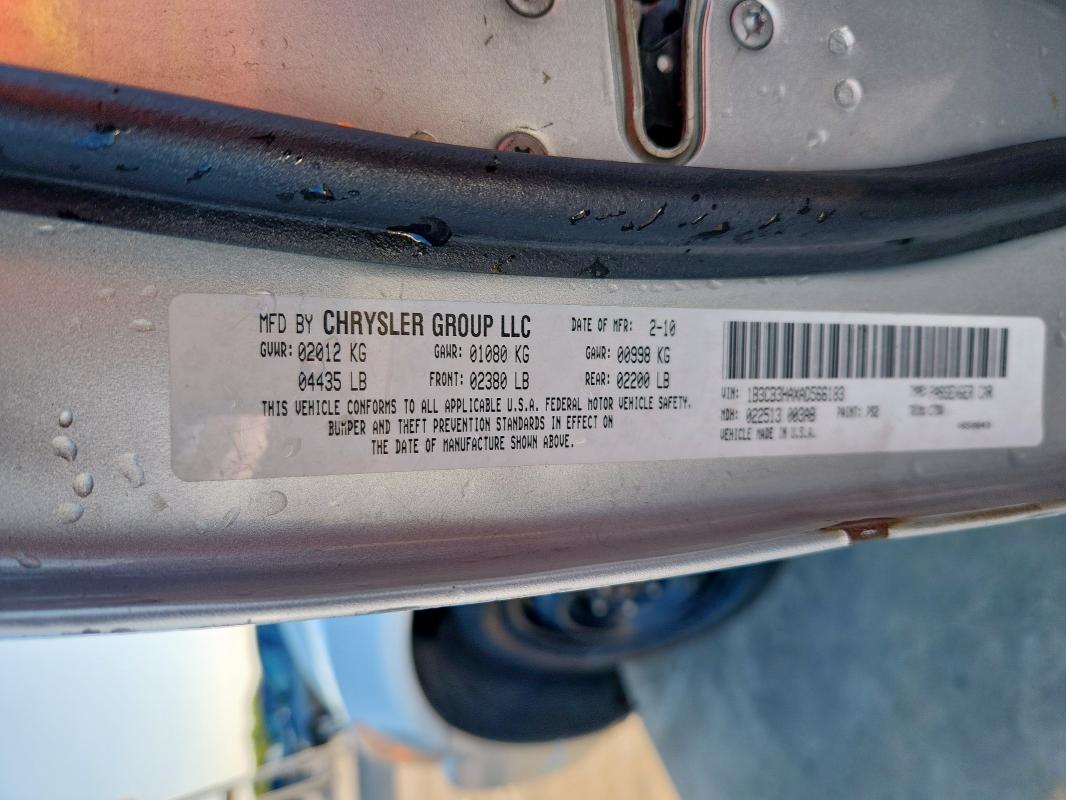 Продаж на аукціоні авто 2010 Dodge Caliber, vin: 1B3CB3HAXAD566183, номер лоту: 69249615