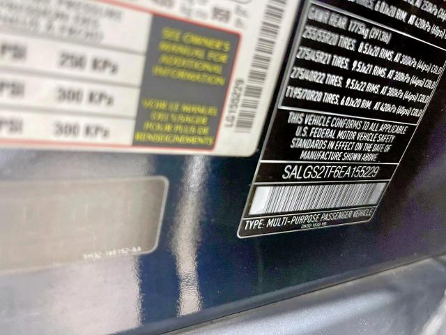 68227685 :رقم المزاد ، SALGS2TF6EA155229 vin ، 2014 Land Rover Range Rove مزاد بيع