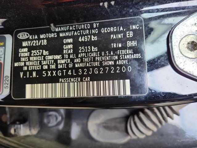 64092365 :رقم المزاد ، 5XXGT4L32JG272200 vin ، 2018 Kia Optima Lx مزاد بيع