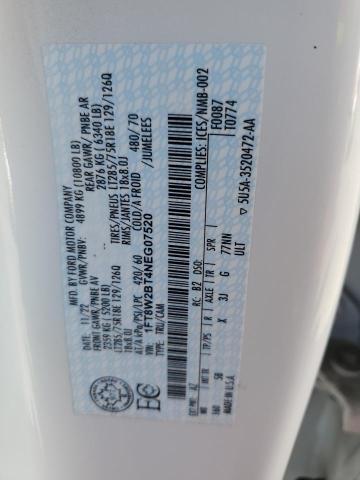 2022 Ford F250 Super მანქანა იყიდება აუქციონზე, vin: 1FT8W2BT4NEG07520, აუქციონის ნომერი: 69368555
