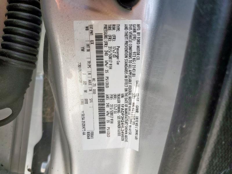 Продаж на аукціоні авто 2017 Ford Focus Sel, vin: 1FADP3H24HL249809, номер лоту: 67088795