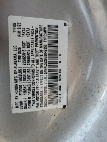 2006 Honda Odyssey მანქანა იყიდება აუქციონზე, vin: 5FNRL38296B042358, აუქციონის ნომერი: 67562315