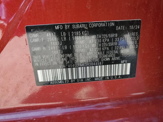 Продаж на аукціоні авто 2024 Subaru Crosstrek, vin: 4S4GUHM63R3844587, номер лоту: 70152765