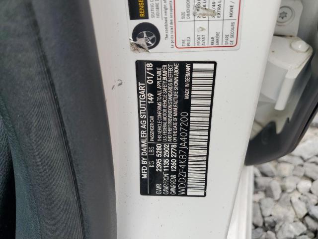 Продаж на аукціоні авто 2018 Mercedes-benz E, vin: WDDZF4KB7JA407200, номер лоту: 66715075