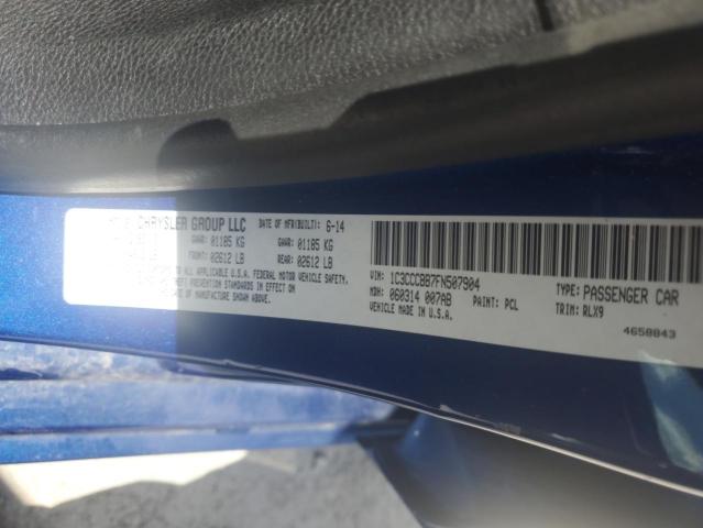 2015 Chrysler 200 მანქანა იყიდება აუქციონზე, vin: 1C3CCCBB7FN507904, აუქციონის ნომერი: 70205965
