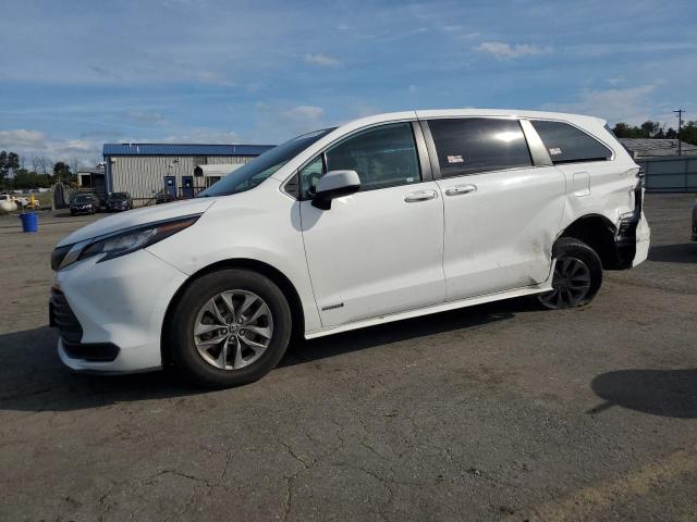 2021 Toyota Sienna Le მანქანა იყიდება აუქციონზე, vin: 5TDKRKEC6MS043743, აუქციონის ნომერი: 68544565