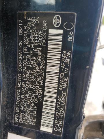 2018 Toyota Camry L მანქანა იყიდება აუქციონზე, vin: JTNB11HK9J3029610, აუქციონის ნომერი: 75491925