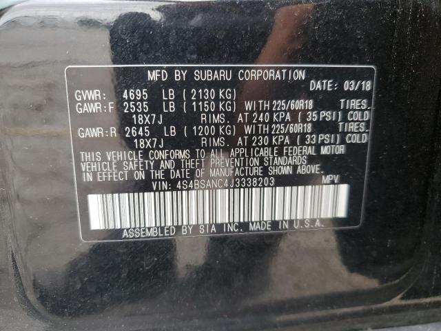 Продажа на аукционе авто 2018 Subaru Outback, vin: 4S4BSANC4J3338203, номер лота: 67049645