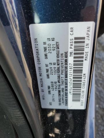 Aukcja sprzedaży 2015 Mazda 6 Sport, vin: JM1GJ1U54F1211857, numer aukcji: 69210655