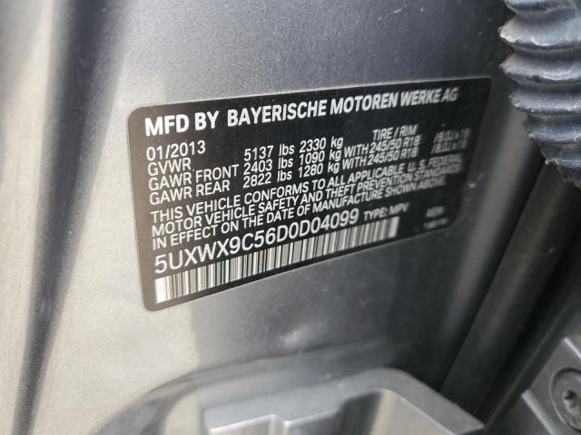Aukcja sprzedaży 2013 Bmw X3 Xdrive2, vin: 5UXWX9C56D0D04099, numer aukcji: 69517135