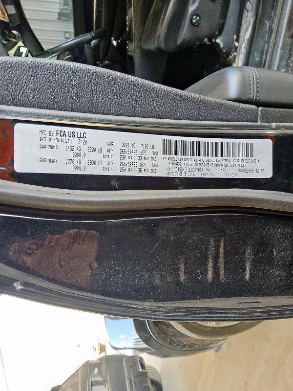Продаж на аукціоні авто 2020 Dodge Durango R/, vin: 1C4SDHCT3LC307084, номер лоту: 66405595