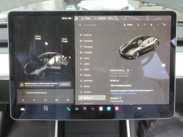 Aukcja sprzedaży 2020 Tesla Model 3, vin: 5YJ3E1EB2LF791183, numer aukcji: 69381915