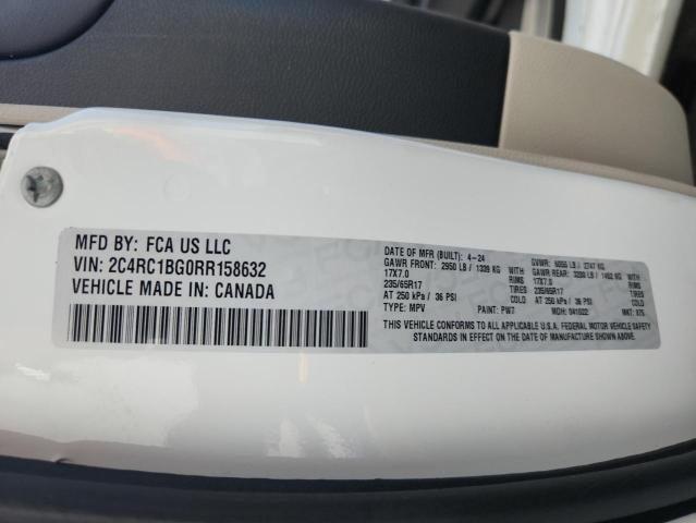 Продажа на аукционе авто 2024 Chrysler Pacifica T, vin: 2C4RC1BG0RR158632, номер лота: 68269115