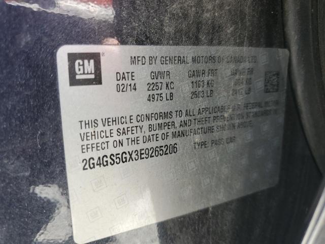 Продаж на аукціоні авто 2014 Buick Regal Premium, vin: 2G4GS5GX3E9265206, номер лоту: 70273505