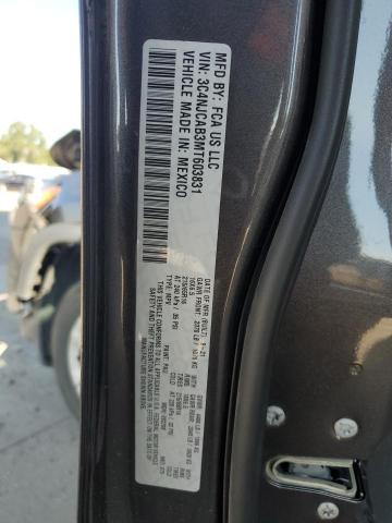 69988425 :رقم المزاد ، 3C4NJCAB3MT603831 vin ، 2021 Jeep Compass مزاد بيع