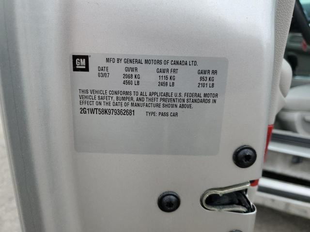 69261505 :رقم المزاد ، 2G1WT58K979362681 vin ، 2007 Chevrolet Impala مزاد بيع