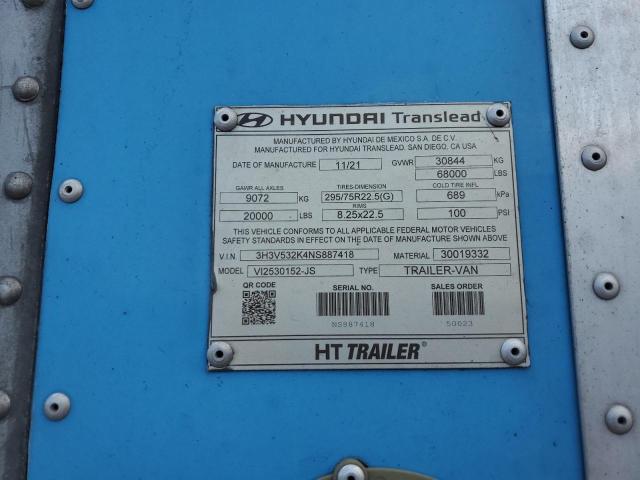 69730865 :رقم المزاد ، 3H3V532K4NS887418 vin ، 2022 Hyun Unknown مزاد بيع
