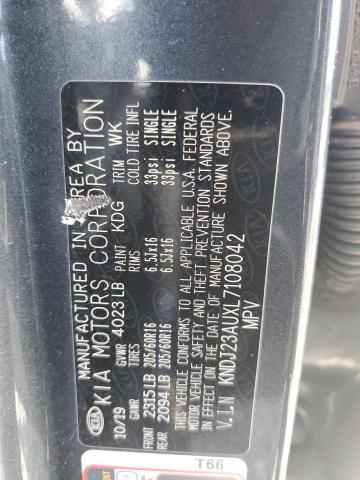 2020 Kia Soul Lx მანქანა იყიდება აუქციონზე, vin: KNDJ23AUXL7108042, აუქციონის ნომერი: 69676705