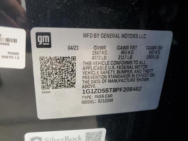 Aukcja sprzedaży 2023 Chevrolet Malibu, vin: 1G1ZD5ST8PF208482, numer aukcji: 67632155