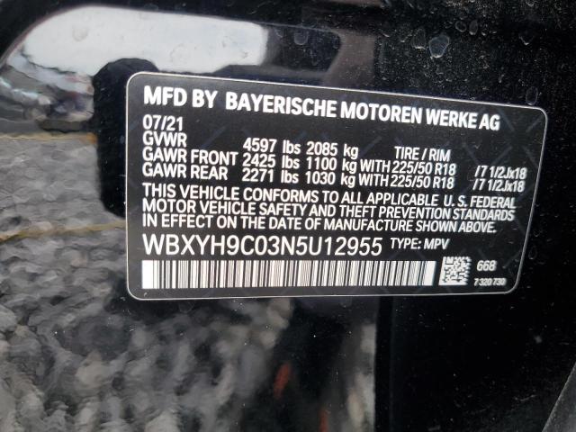 Aukcja sprzedaży 2022 Bmw X2, vin: WBXYH9C03N5U12955, numer aukcji: 69643745